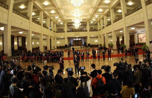 部長(zhǎng)通道、代表通道、委員通道收獲點(diǎn)贊