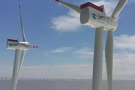 上海電氣臨港基地第1000臺海上風(fēng)機下線