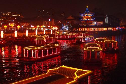 帝王名家與秦淮燈會(huì)的不解之緣