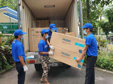 解決醫(yī)護(hù)人員消殺難題，海爾緬甸為當(dāng)?shù)蒯t(yī)院捐贈(zèng)健康家電