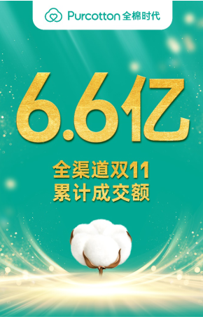 6.6億完美收官！全棉時(shí)代雙11再創(chuàng)新記錄