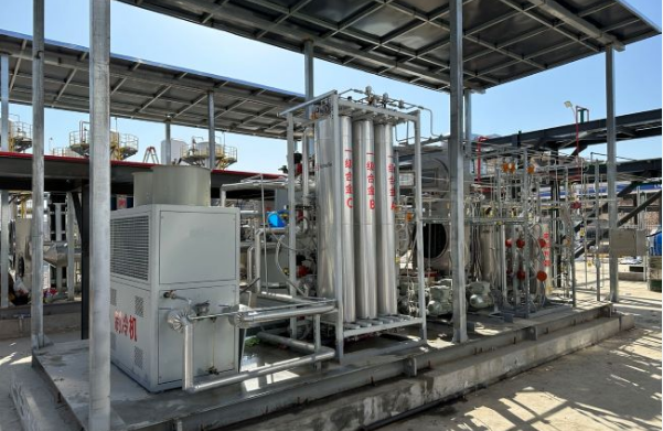 有研工研院研制的可提取99.999%以上高純氦氣的氫氦分離裝置投入運行