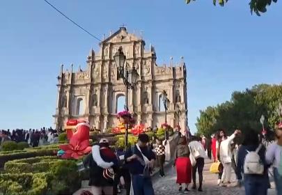 接待旅客量約等于總人口47倍！老古跡新地標，澳門旅游人氣旺