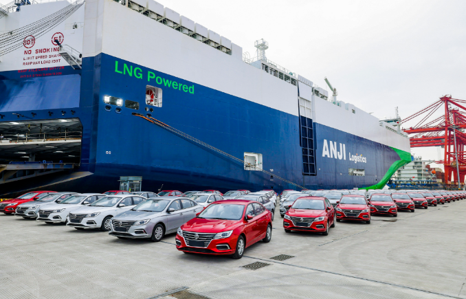 上汽集團(tuán)領(lǐng)銜中國汽車品牌“跨洋出海”