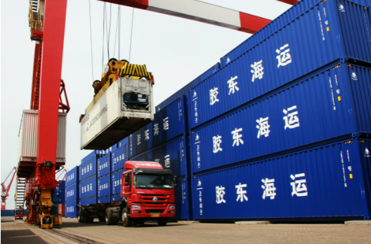 中韓多式聯(lián)運（威海-仁川）整車運輸再次起航