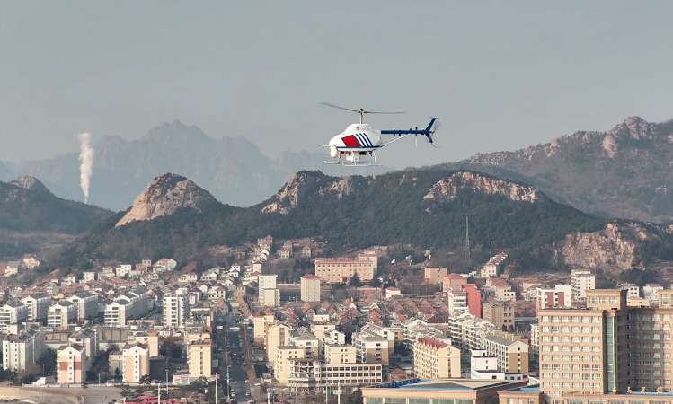 AR-500B海事無(wú)人直升機(jī)首次參與春運(yùn)保障工作