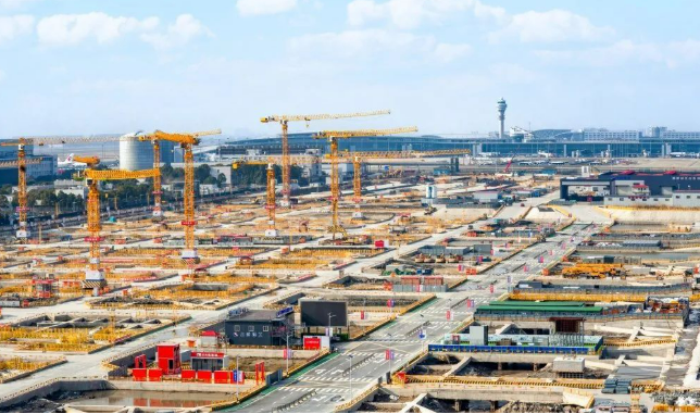 上海建工融合管理打造浦東機(jī)場(chǎng)四期工程