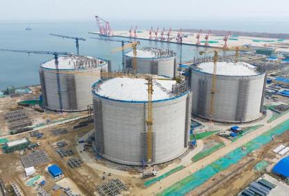 營口LNG接收站項(xiàng)目建設(shè)進(jìn)度超七成