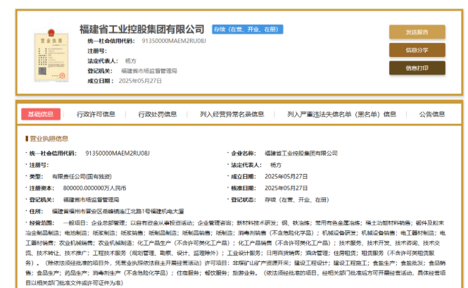 制造業(yè)新龍頭！福建省工業(yè)控股集團成立