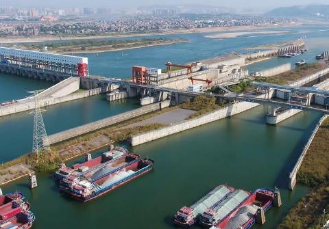 刷新歷史紀錄！廣西長洲船閘單月過貨量突破2444萬噸