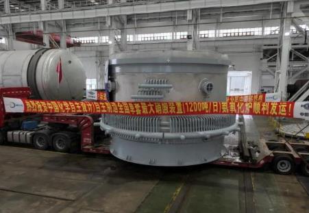 全國單套最大硝酸裝置氨氧化爐在滬發(fā)運