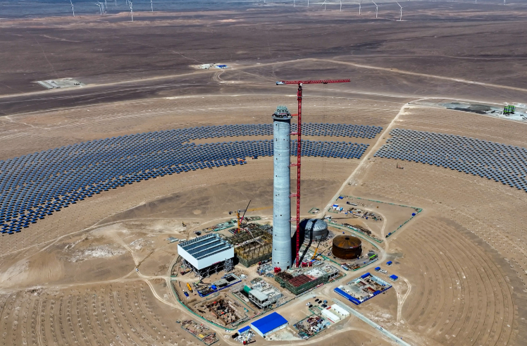 全球單期最大“光熱儲”一體化項目汽輪機基礎(chǔ)開始澆筑