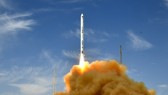 雙曲線一號(hào)遙十運(yùn)載火箭發(fā)射成功