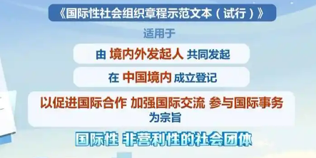 我國出臺(tái)首個(gè)國際性社會(huì)組織規(guī)范性文件