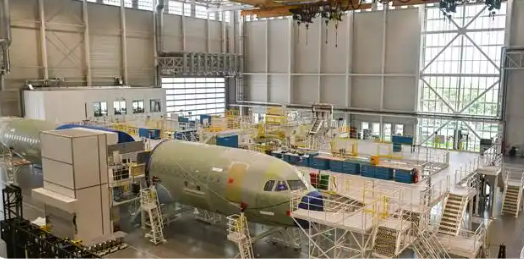 空中客車在中國啟用第二條A320系列飛機總裝線