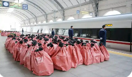 鐵路部門啟動“雙11”網(wǎng)購高峰期快件運輸服務
