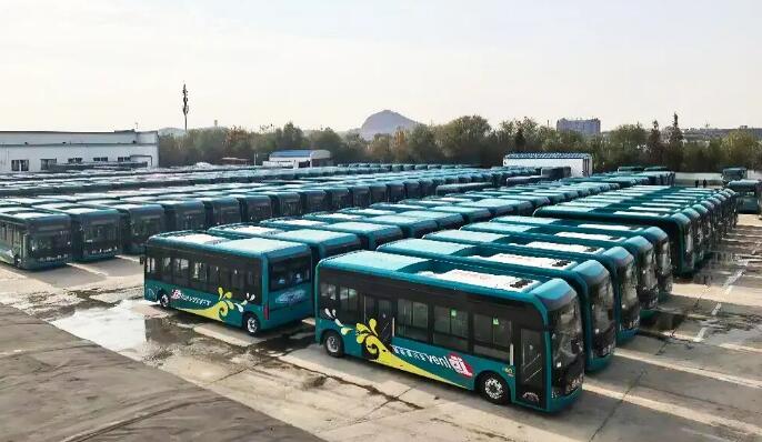 安凱300臺(tái)新能源客車批量交付大連交運(yùn)集團(tuán)