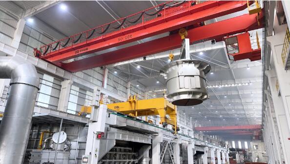 中鋁集團(tuán)循環(huán)經(jīng)濟(jì)扁錠線擴(kuò)能項(xiàng)目正式投產(chǎn)