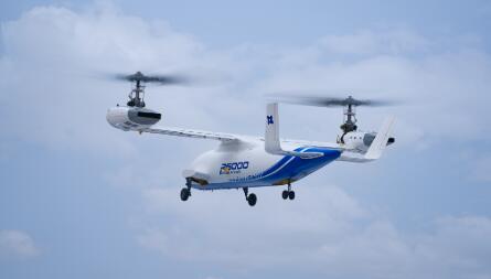 我國6噸級(jí)傾轉(zhuǎn)旋翼無人飛行器在四川首飛