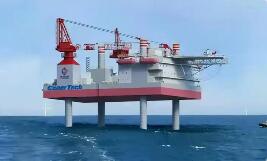 我國首座海上移動式多功能措施平臺“增產(chǎn)一號”下水