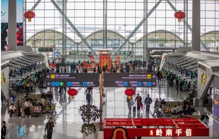廣州白云國際機場成為全國首個春運客流量破500萬機場