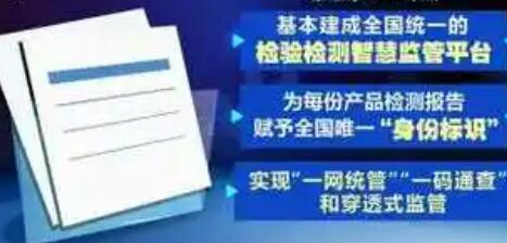 每份報(bào)告都有“身份證”！2027年底基本建成全國統(tǒng)一檢驗(yàn)檢測智慧監(jiān)管平臺(tái)