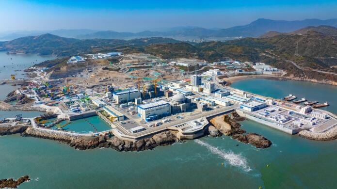 長三角地區(qū)首臺“華龍一號”核電機(jī)組首次并網(wǎng)發(fā)電