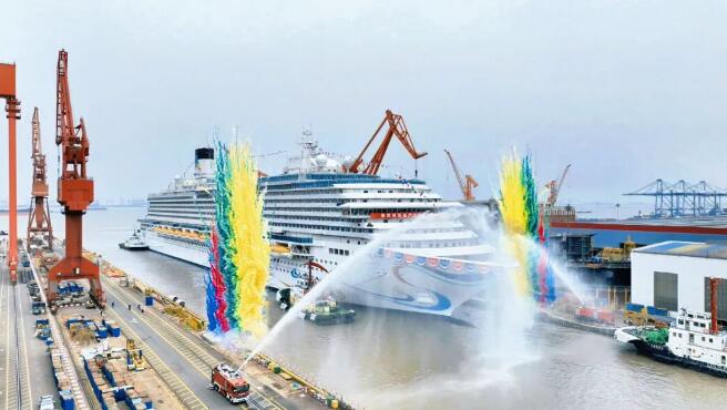 國(guó)產(chǎn)大型郵輪建造實(shí)現(xiàn)“加速跑”