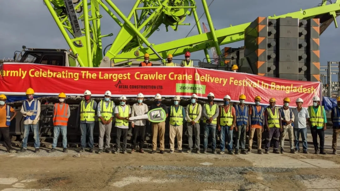  贊譽(yù)不斷！中聯(lián)重科“大力士”助建孟加拉國首座核電站