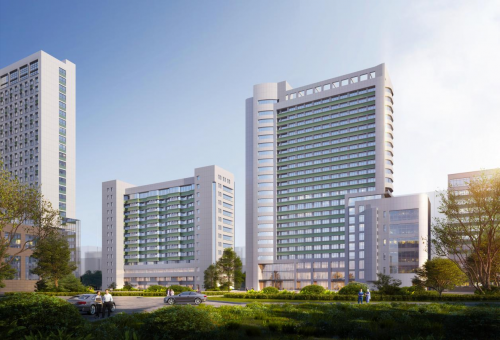 中建八局華中科技大學(xué)同濟(jì)醫(yī)院病房改造建設(shè)及能力提升項(xiàng)目2號樓歷時(shí)196天提前交付